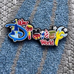 Walt Disney‎ World Rubber Souvenir Refrigerator Fridge Magnet Colorful Letters